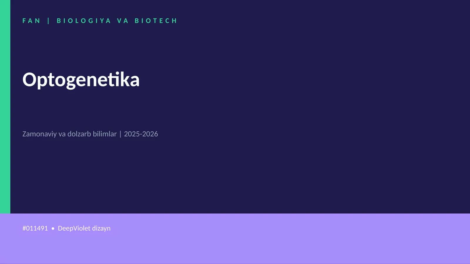 Optogenetika