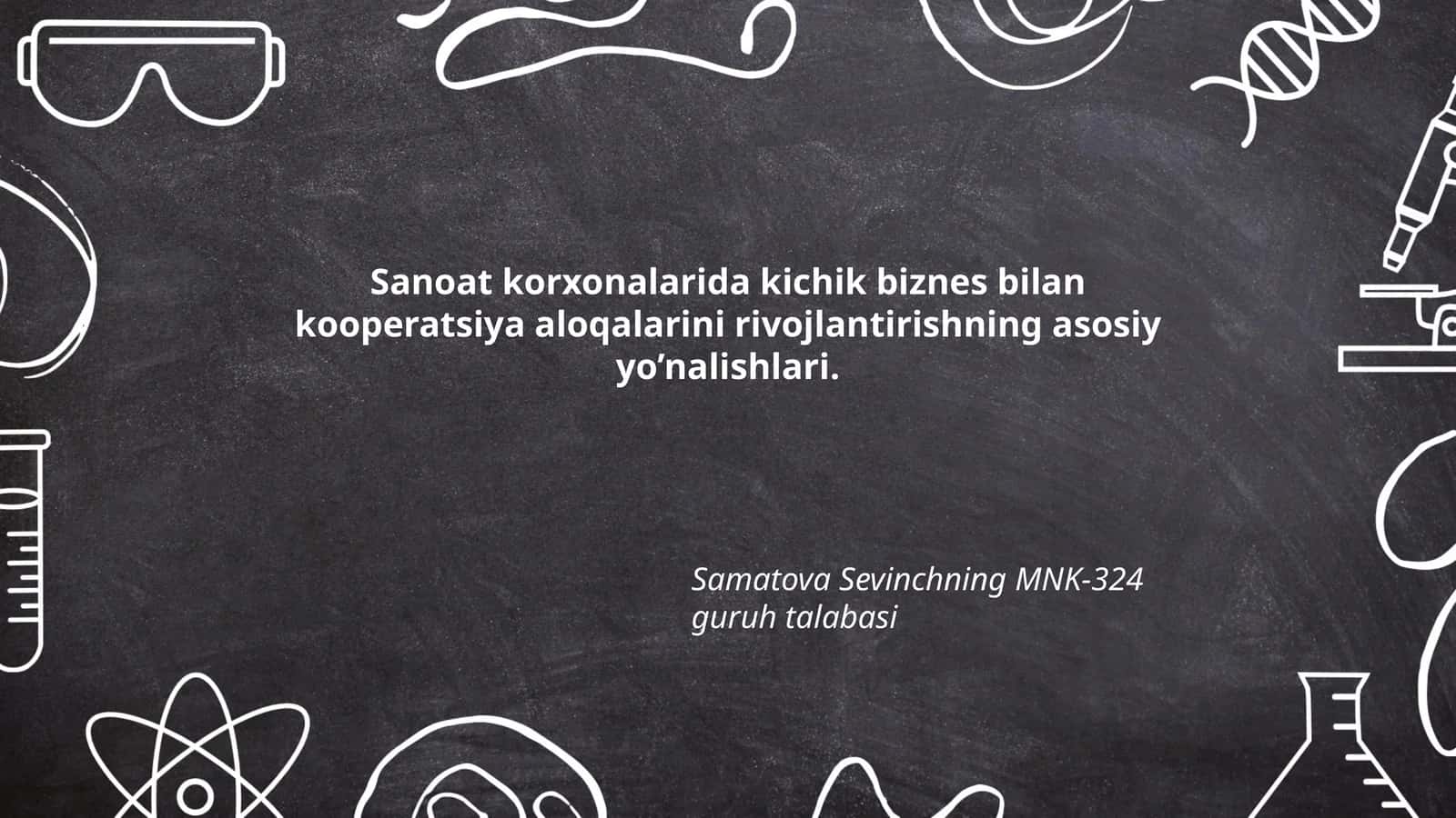 Huquqiy va me'yoriy baza: kichik biznes bilan kooperatsiya modeli