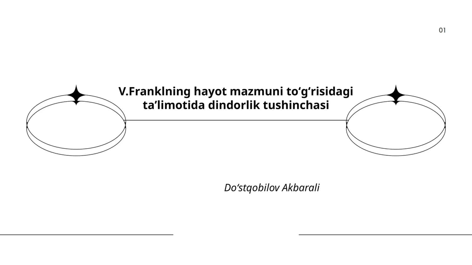 Viktor Franklning hayot mazmuni toʻgʻrisidagi taʼlimotida dindorlik tushinchasi