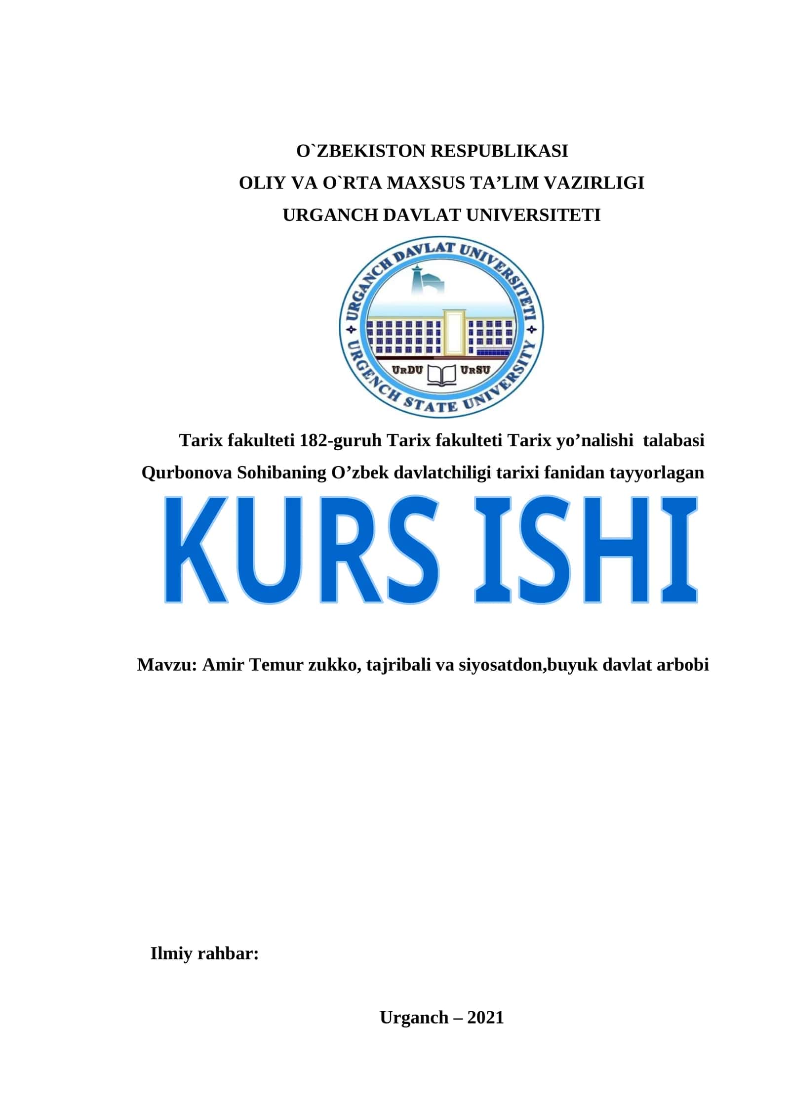 Amir Temur zukko, tajribali va siyosatdon,buyuk davlat arbobi
