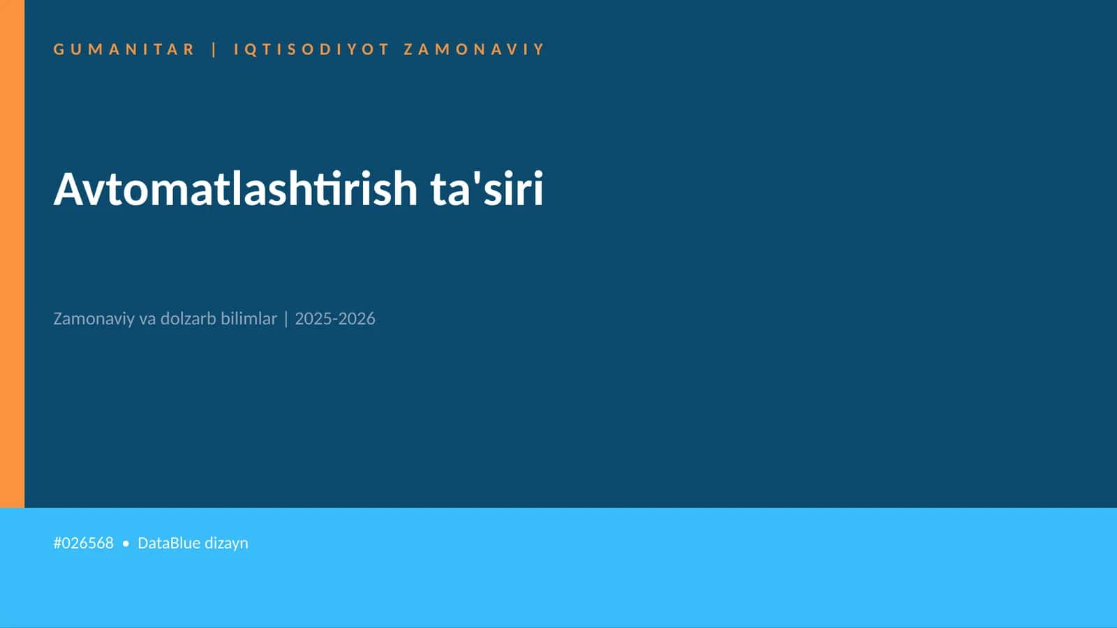 Avtomatlashtirish ta'siri