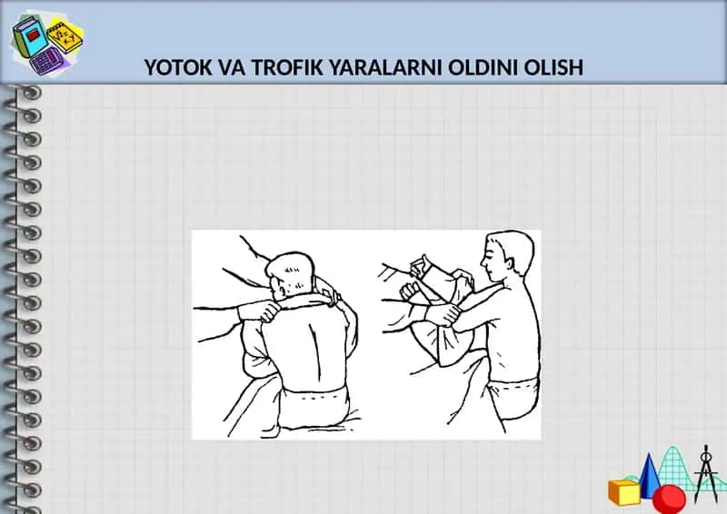 YOTOK VA TROFIK YARALARNI OLDINI OLISH