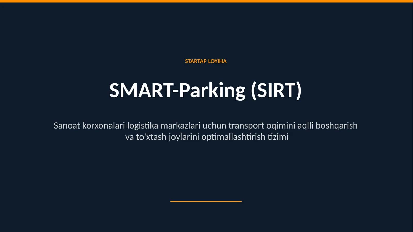 SMART-Parking (SIRT)