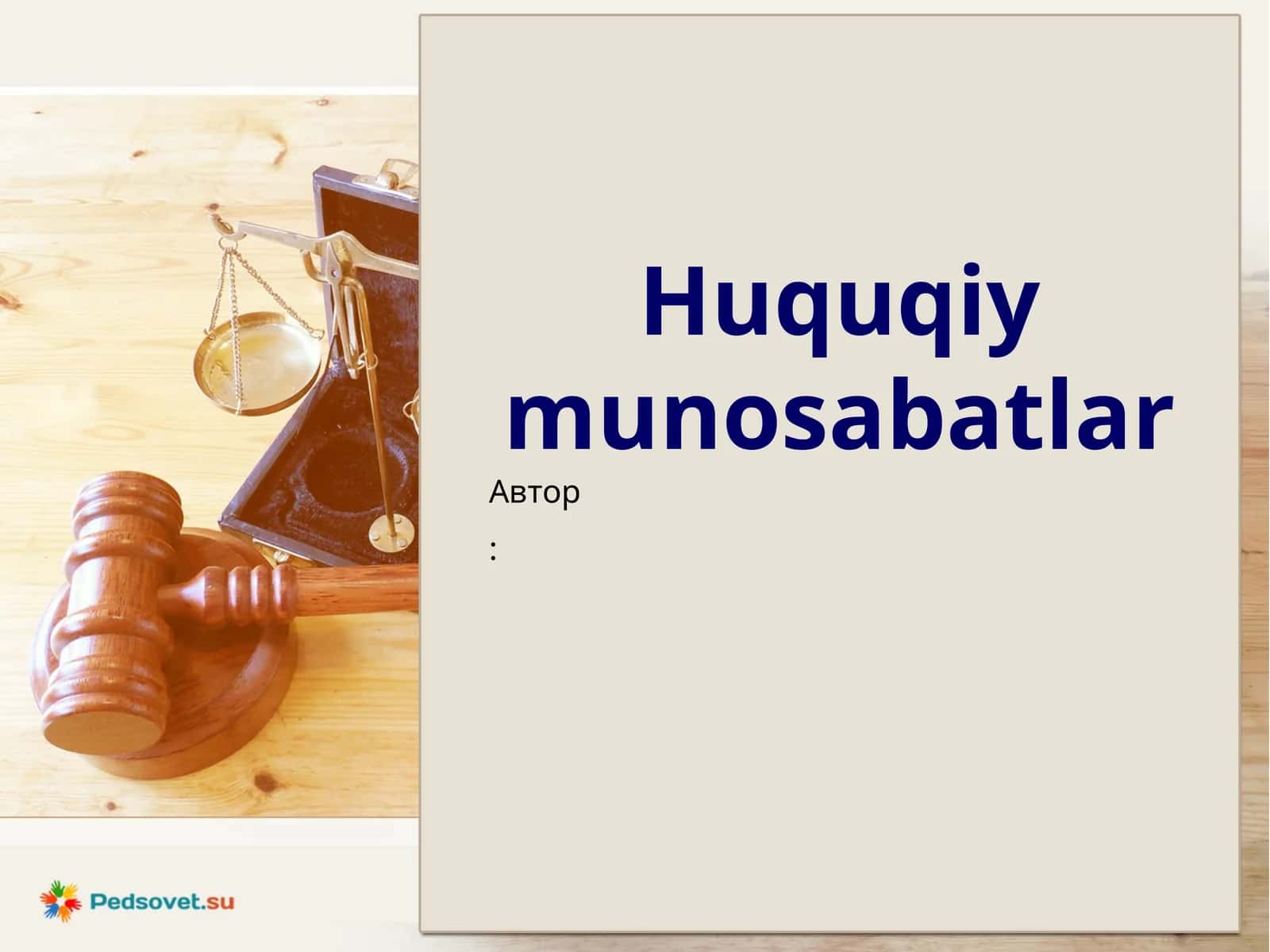 Huquqiy munosabatlar