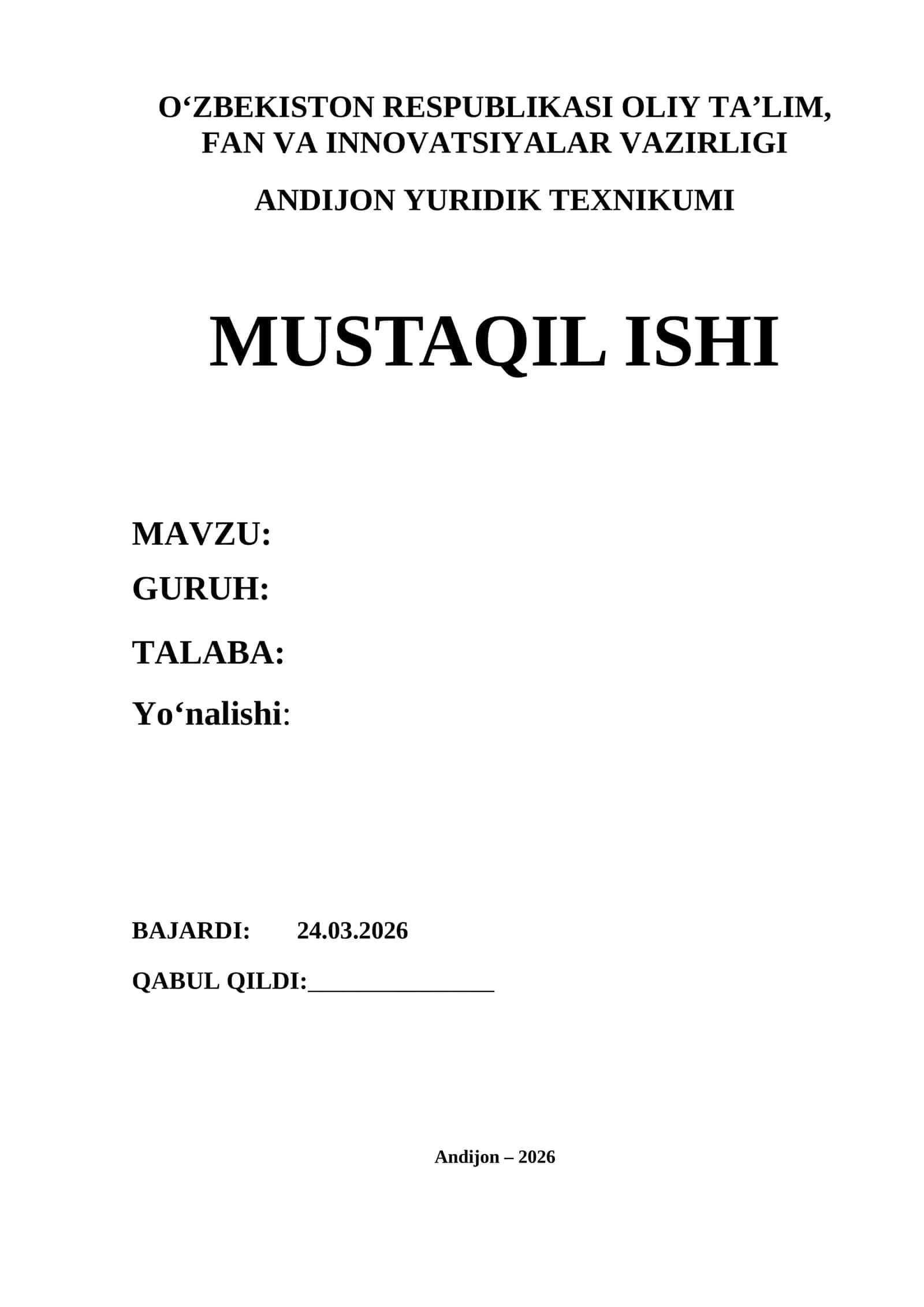 Huquqshunoslik kasbi