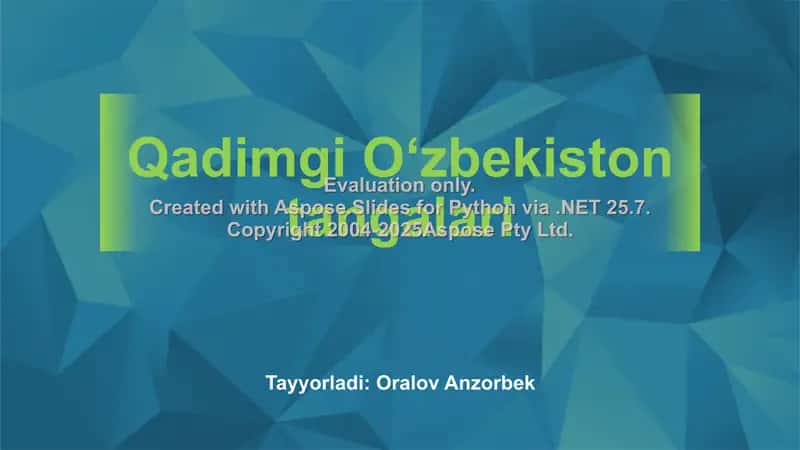 Qadimgi Oʻzbekiston tangalari