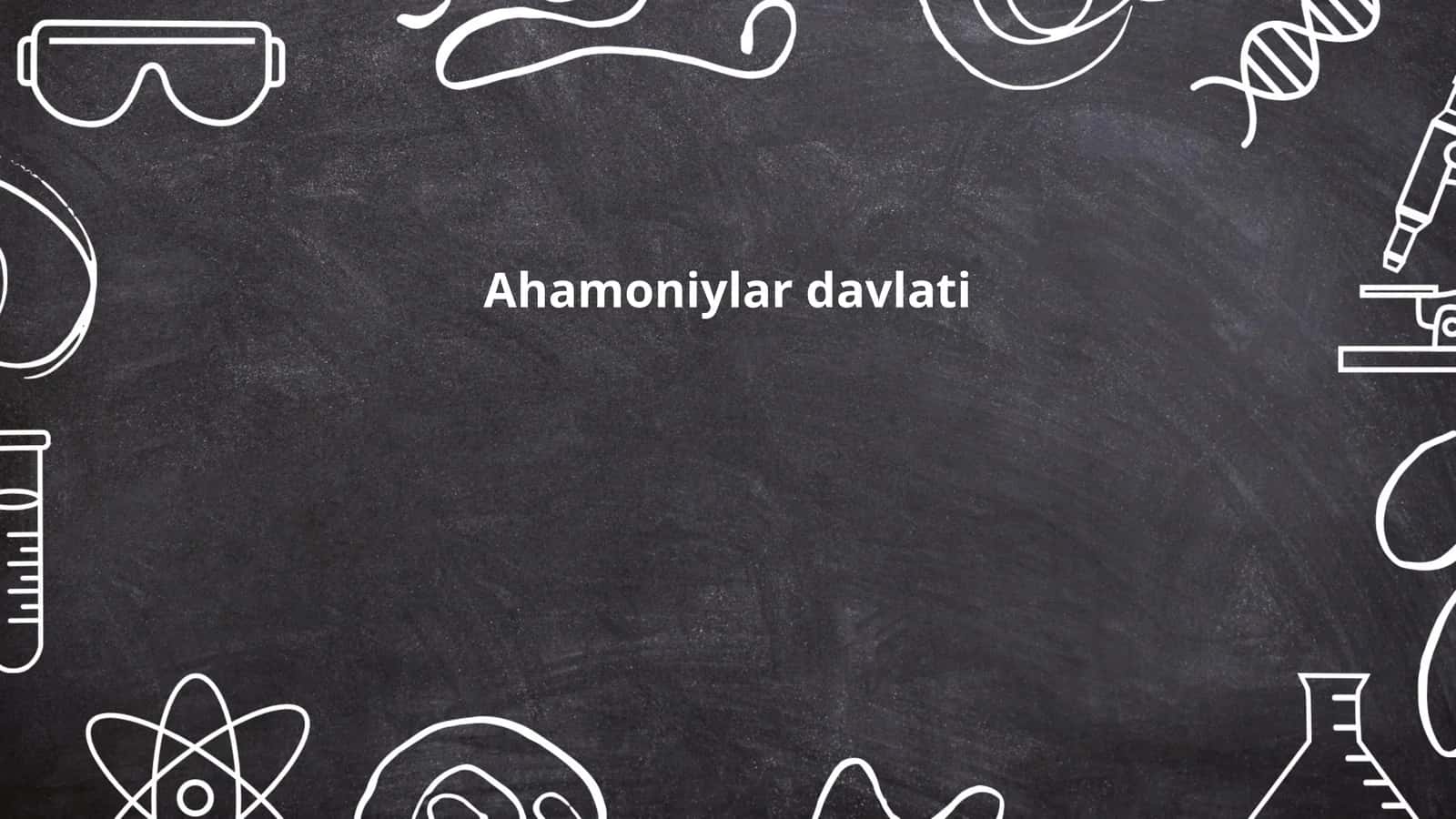 Ahamoniylar davlati