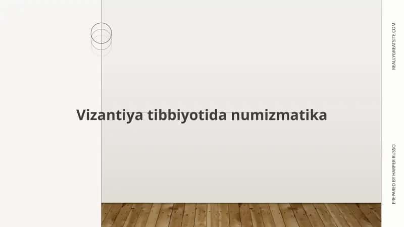 Vizantiya tibbiyotida numizmatika