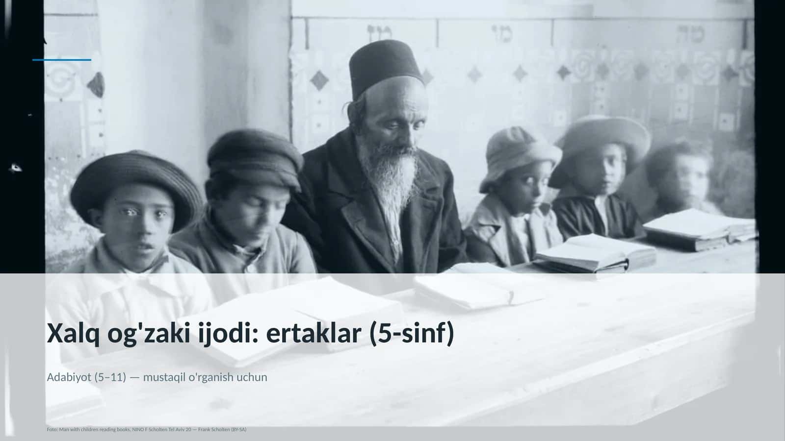 Xalq og'zaki ijodi: ertaklar (5-sinf)