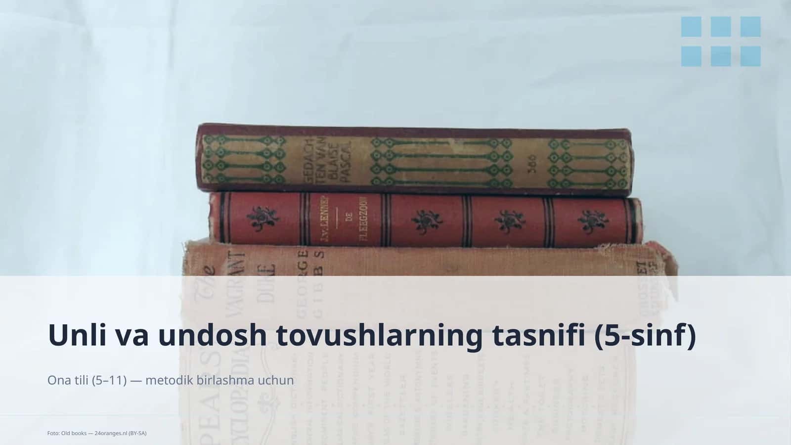 Unli va undosh tovushlarning tasnifi (5-sinf)