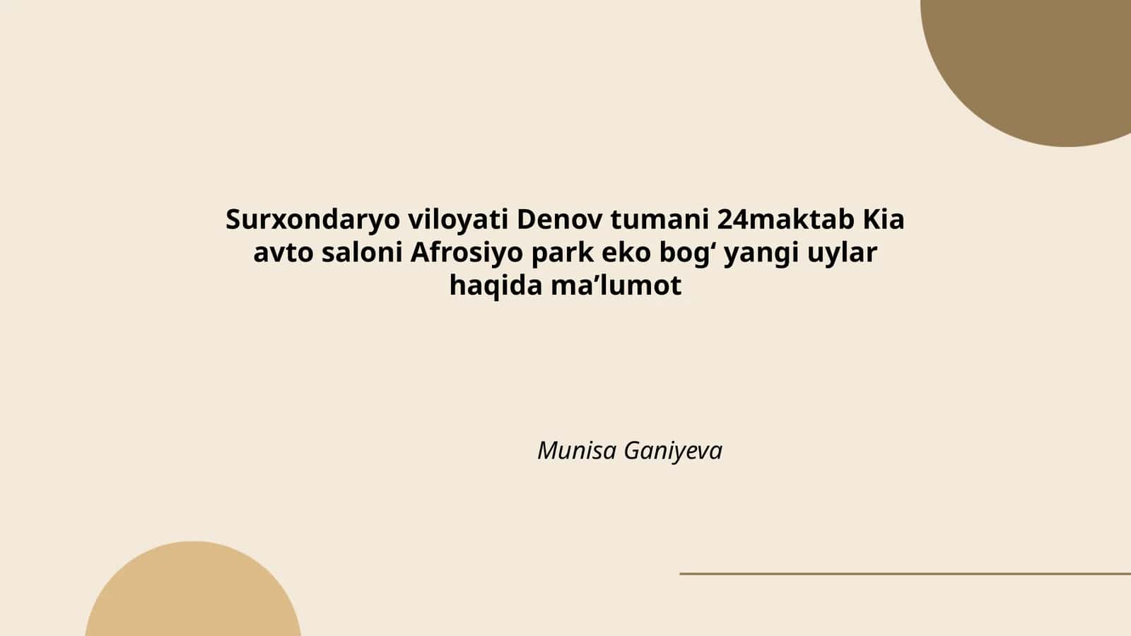 Denov tumani 24-maktab Ta'lim Tizimi