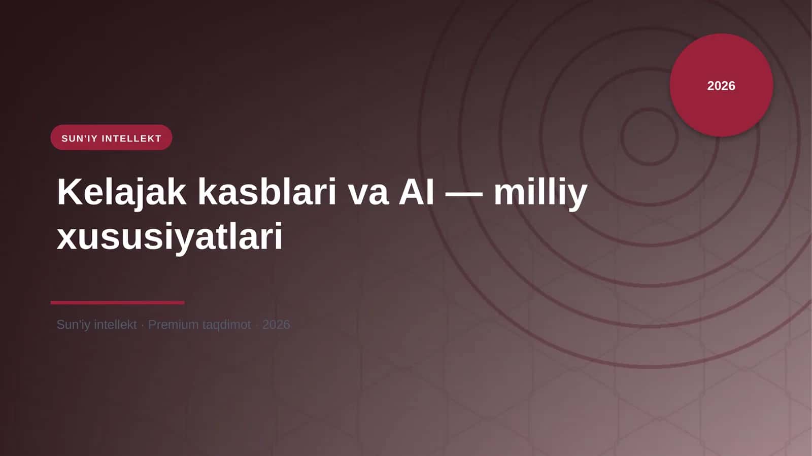 Kelajak kasblari va AI — milliy xususiyatlari