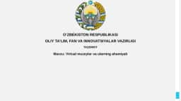 Virtual muzeylar