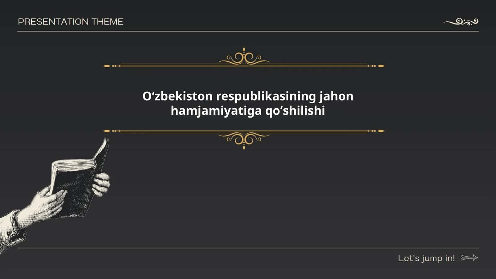 Oʻzbekiston respublikasining jahon hamjamiyatiga qoʻshilishi