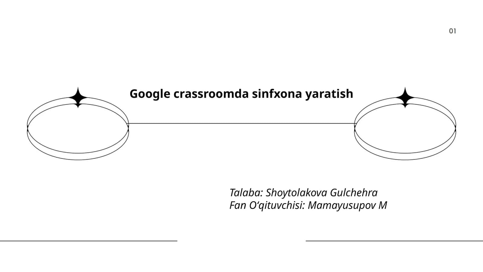 Google crassroomda sinfxona yaratish
