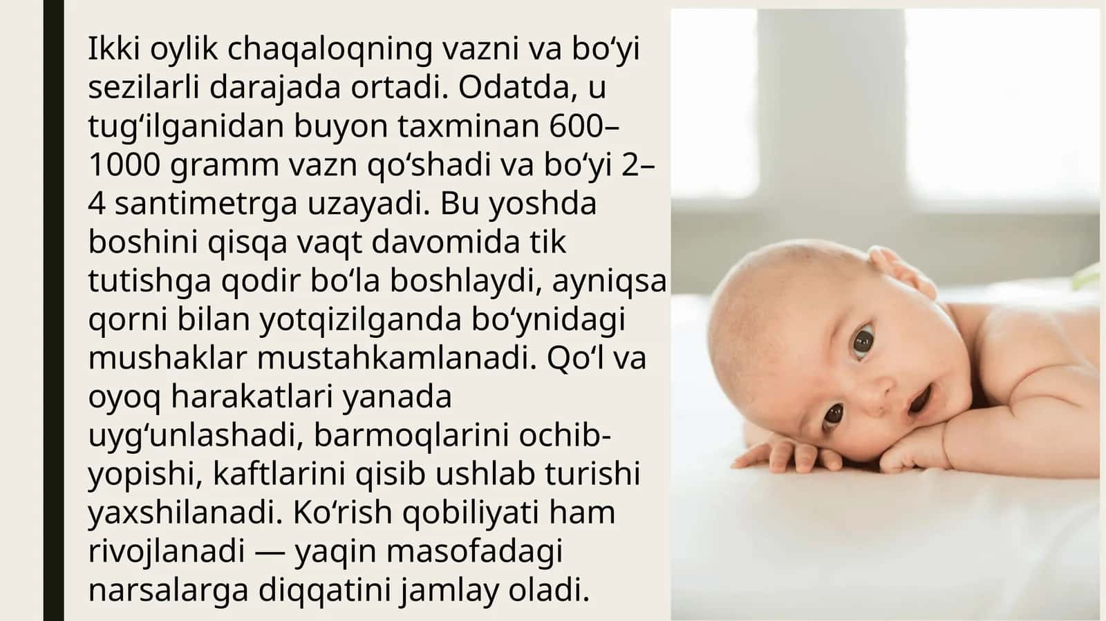 Ikki oylik chaqaloq