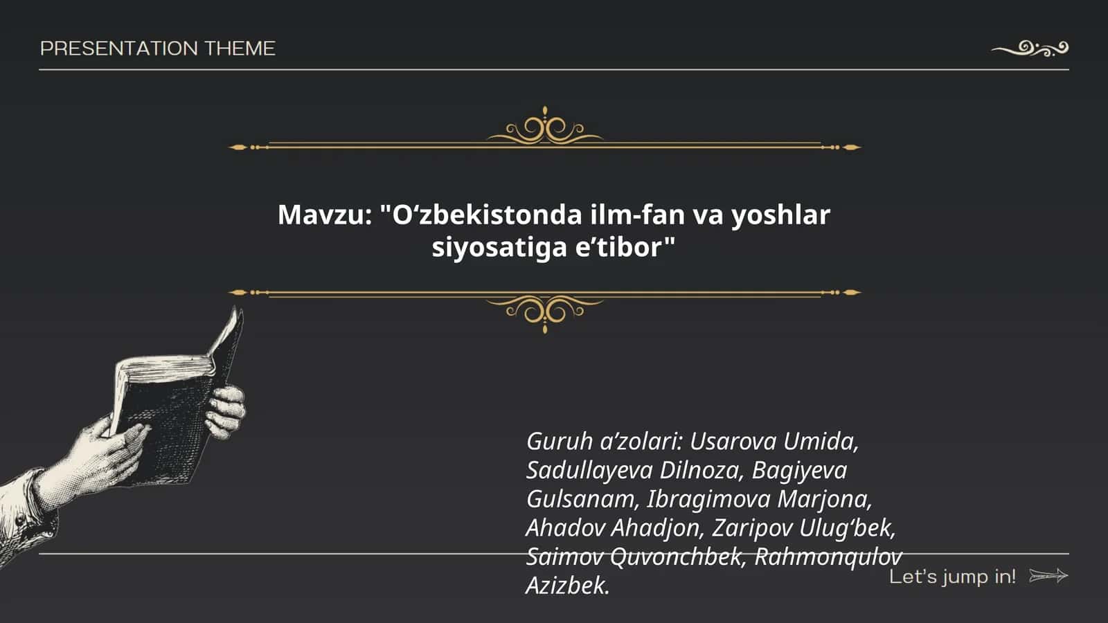 Oʻzbekistonda ilm-fan va yoshlar siyosatiga e’tibor