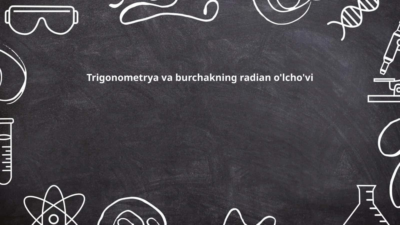 Trigonometriya asoslari