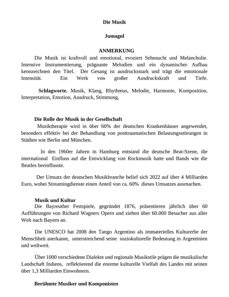 Die Musik