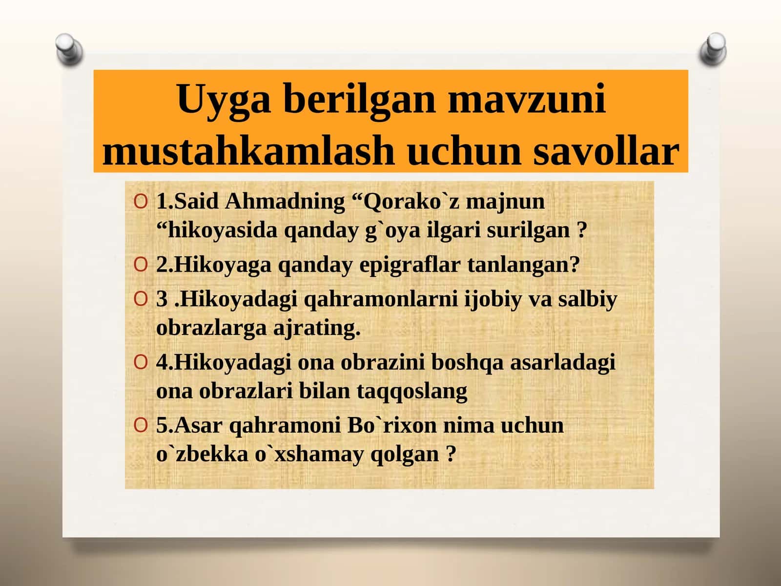 Abdulla Oripov Hayoti va Ijodi
