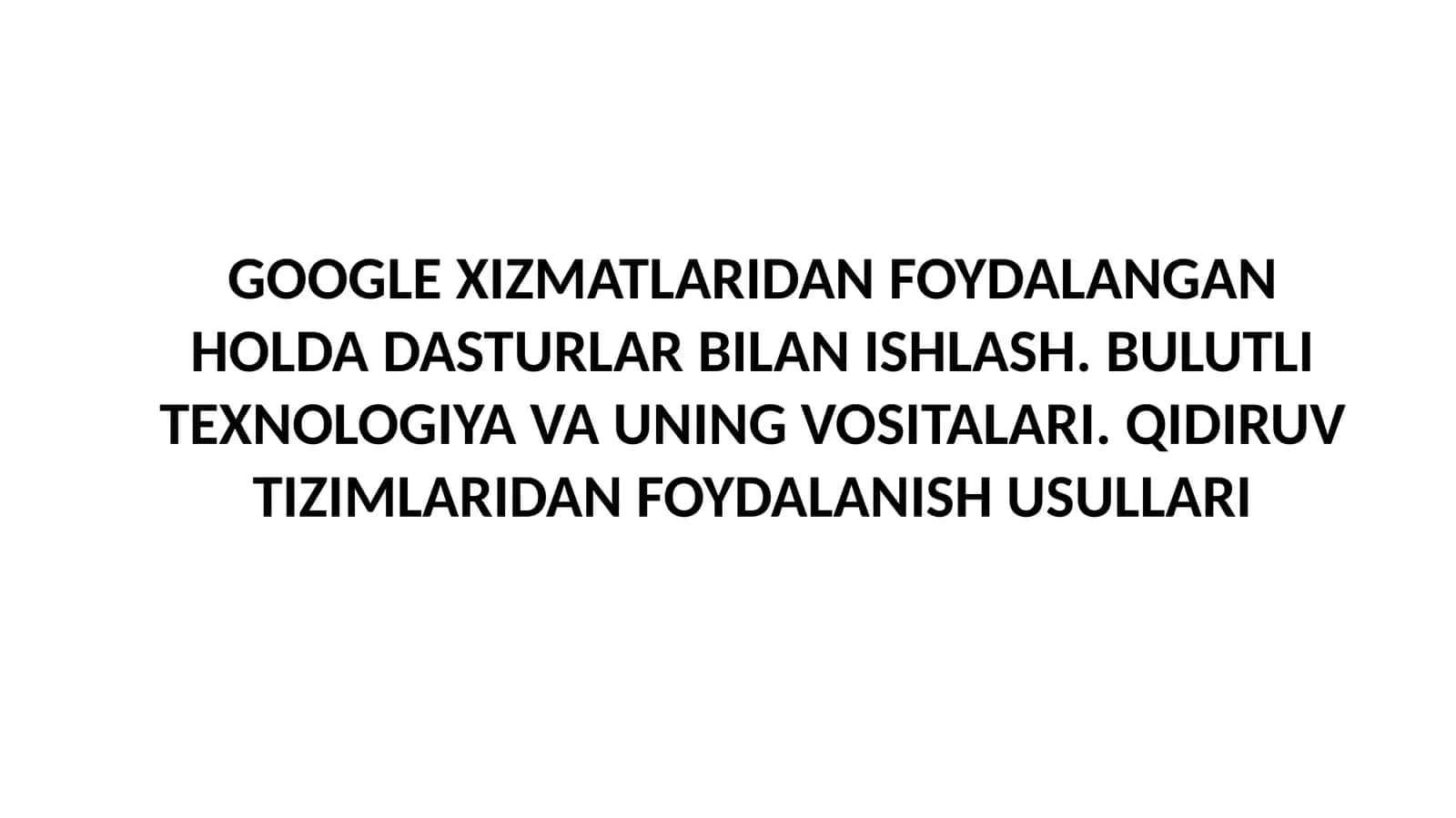 Klaviatura va kursor