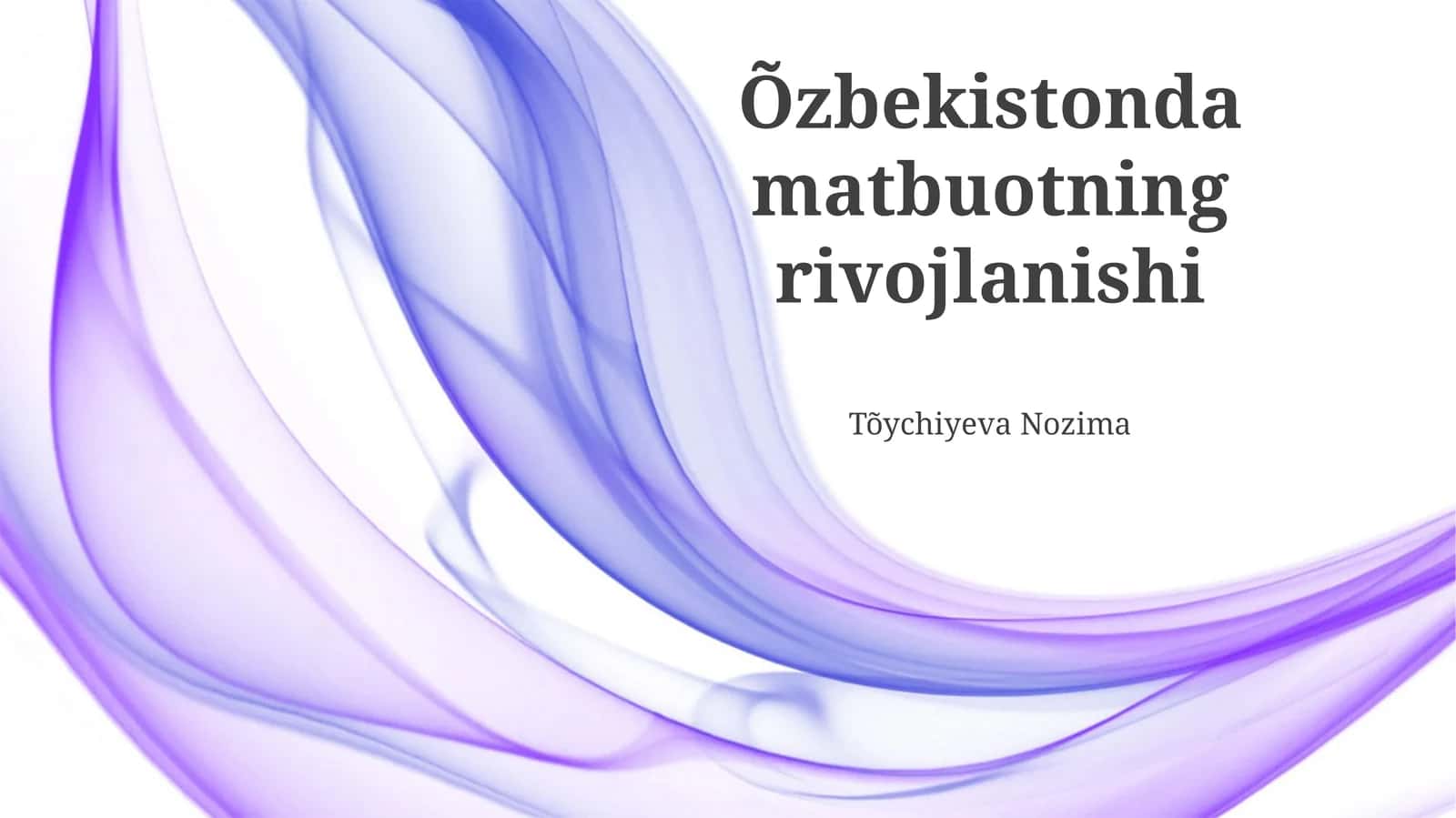 Mustaqillikdan Keyingi Matbuot Rivoji