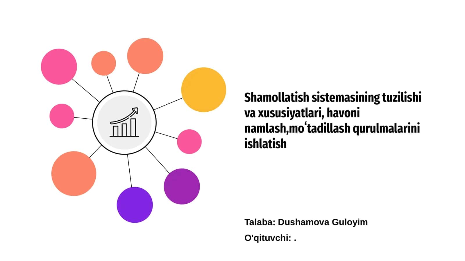 Shamollatish sistemasining tuzilishi va xususiyatlari