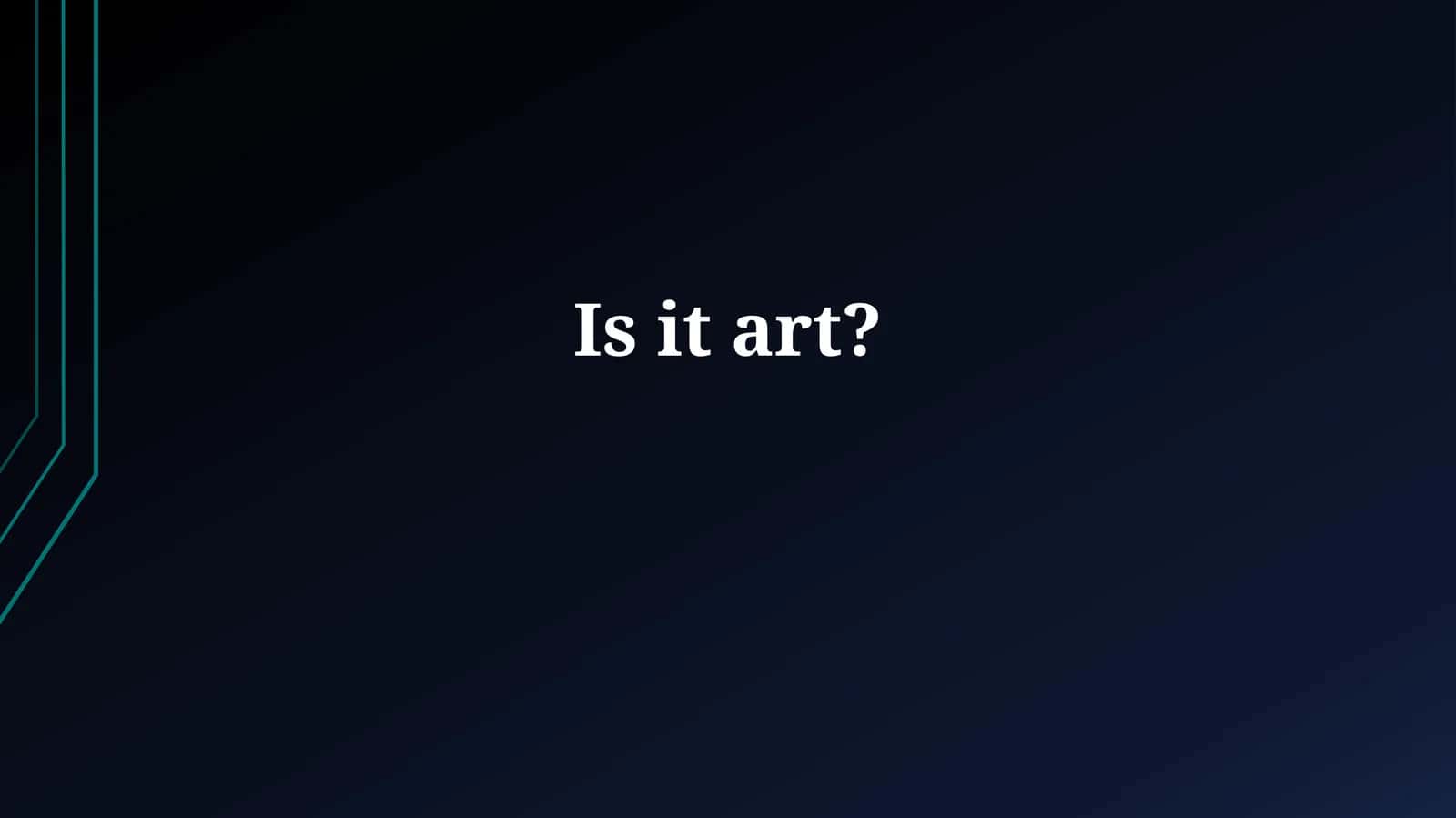 Is it art?