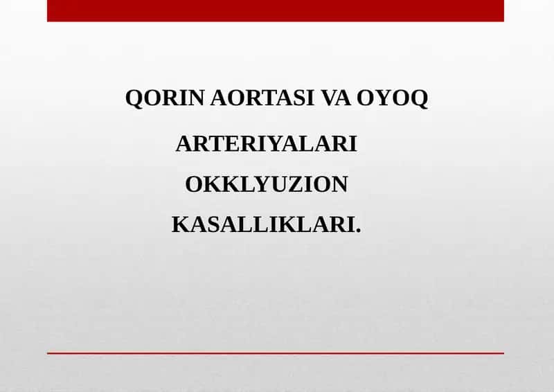 Qorin bo'shlig'iaortaanevrizmalari