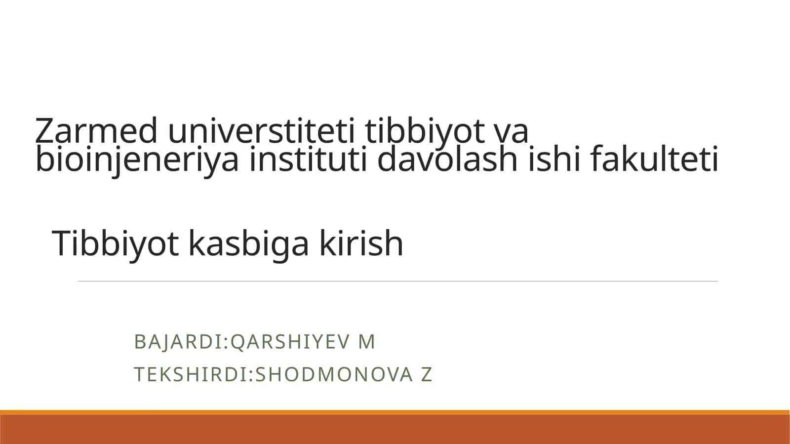 Xirurgik operatsiya tushunchasi va maqsadi