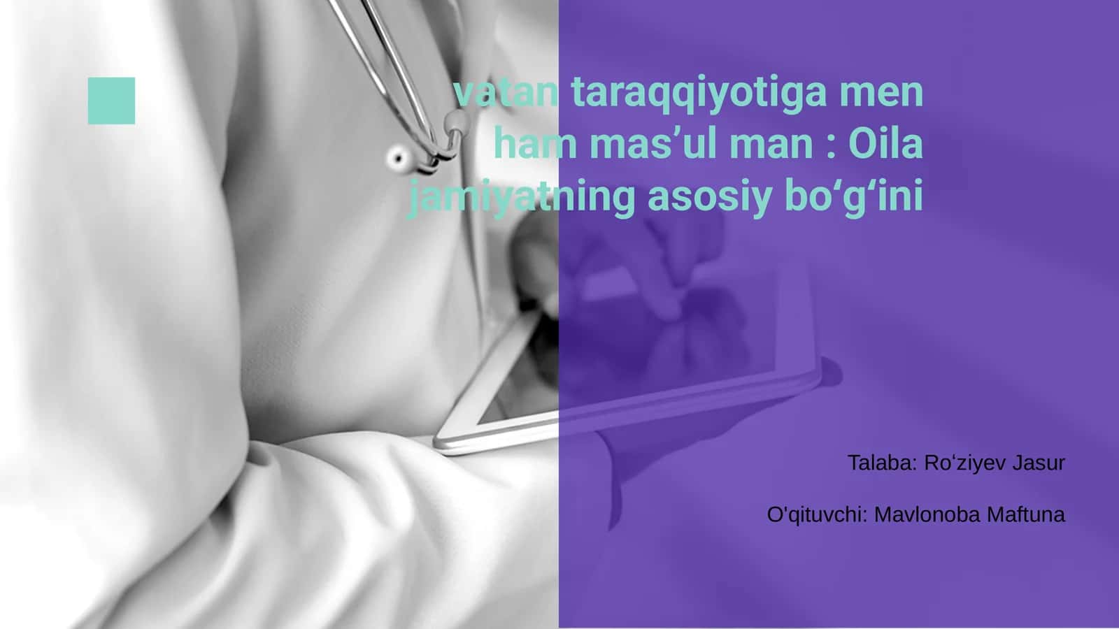 Vatan Taraqqiyotiga Mas'ul