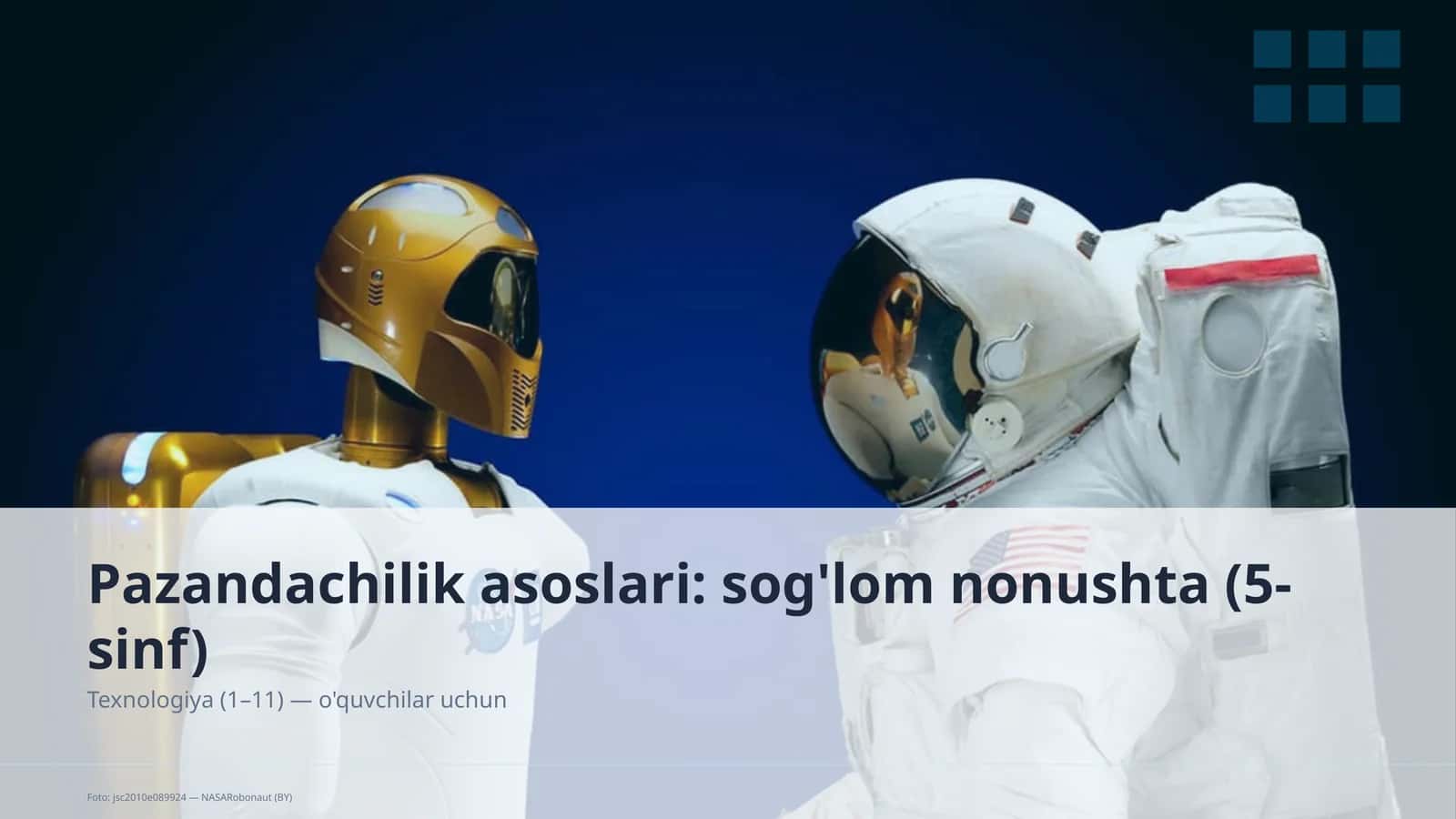 Pazandachilik asoslari: sog'lom nonushta (5-sinf)