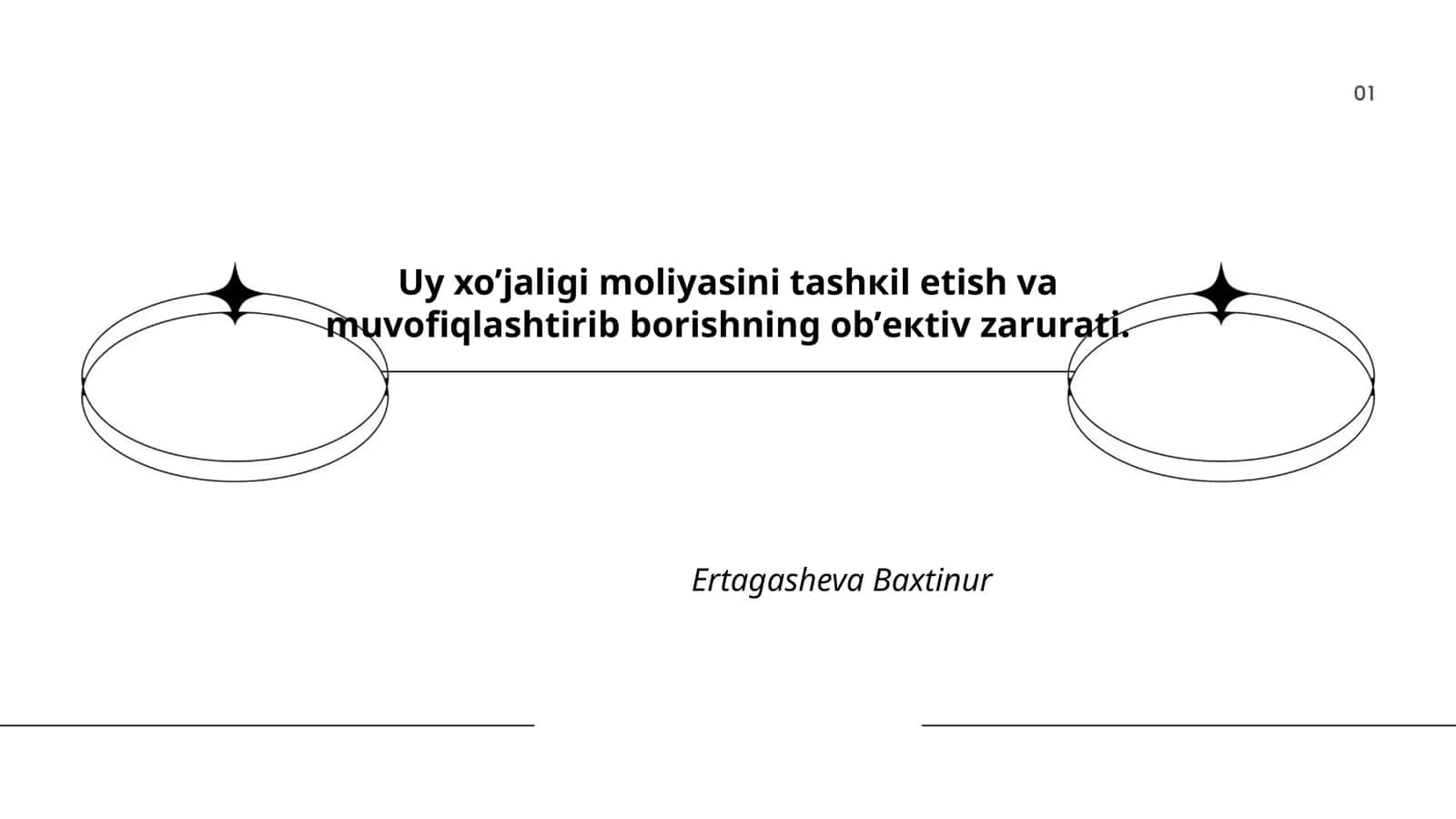 Uy xo'jaligi moliyasi tushunchasi