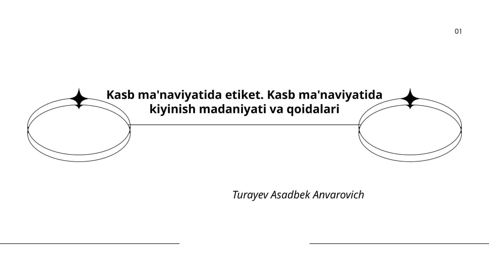 Kasb ma'naviyatida etiket