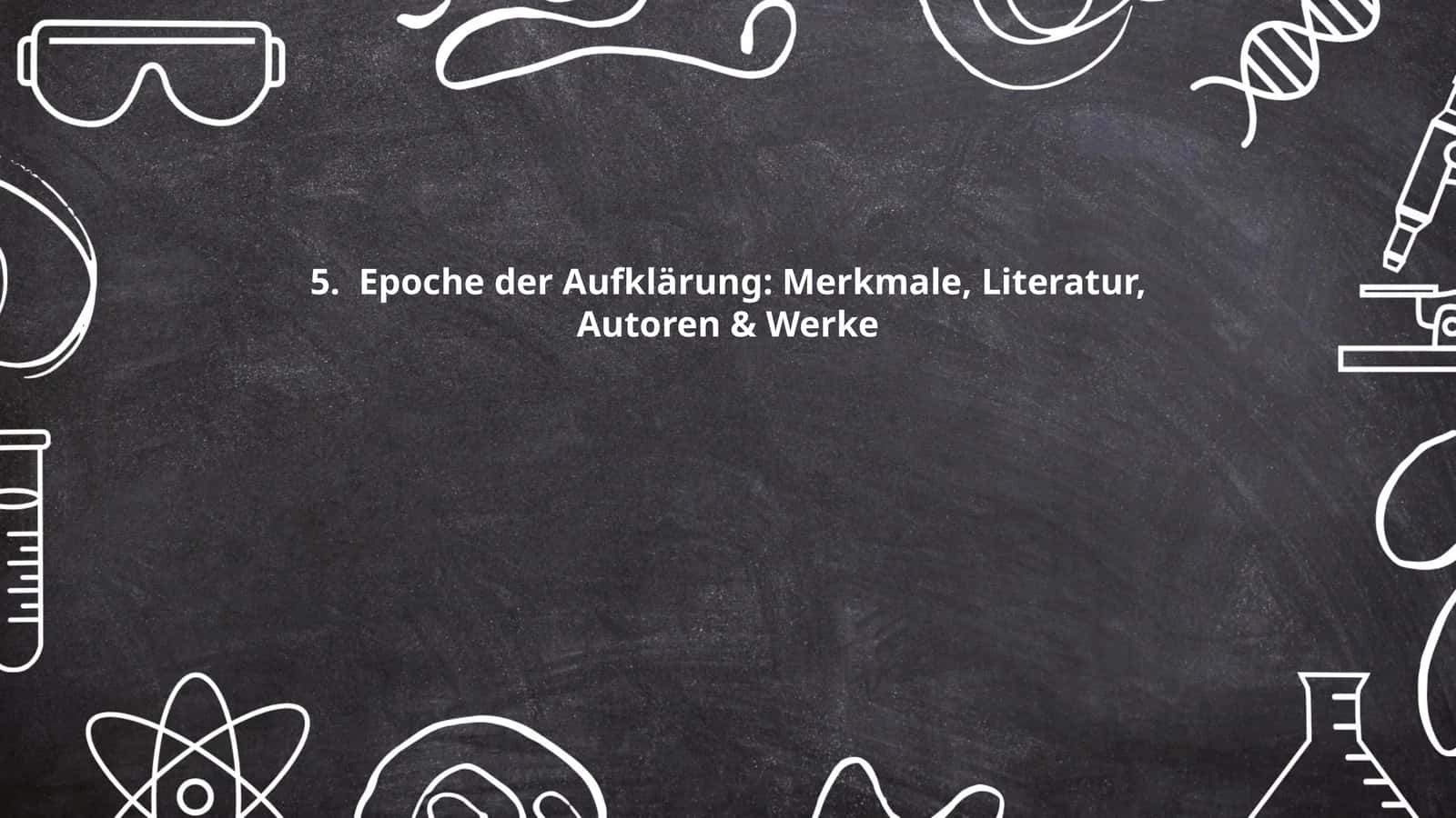 Epoche der Aufklärung