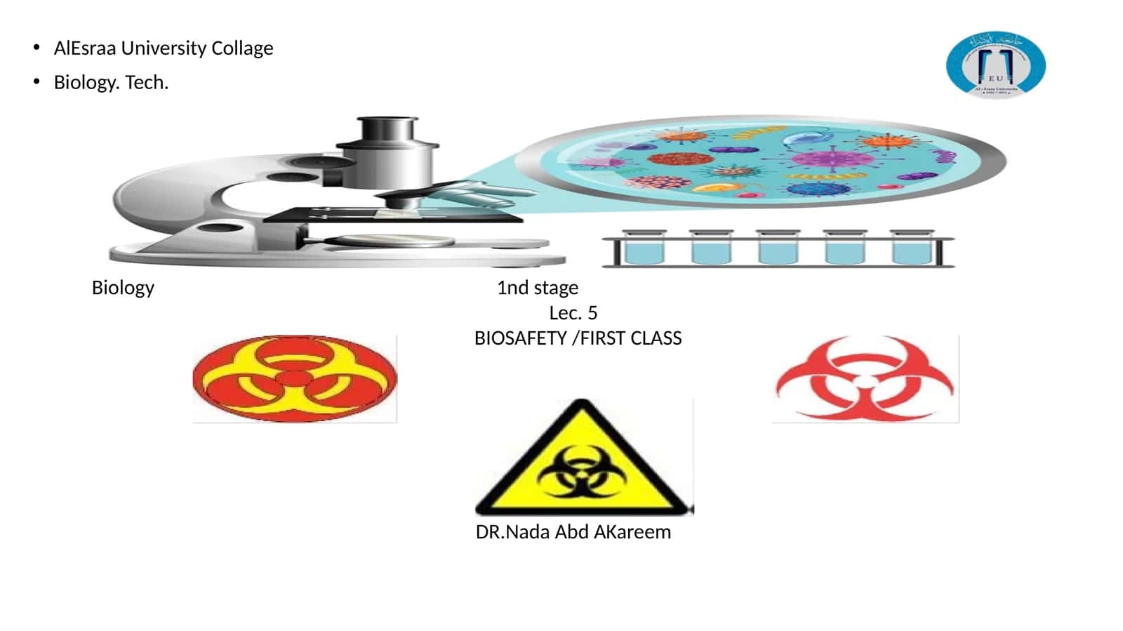 Biology 1nd stage