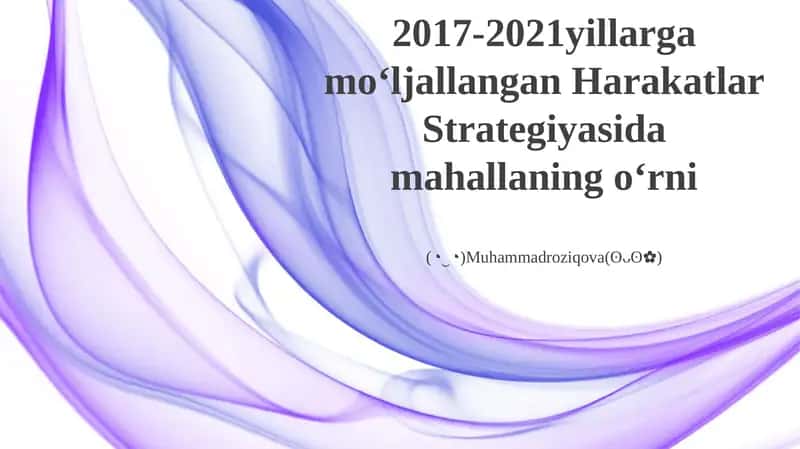 Mahallalar Strategiyasi
