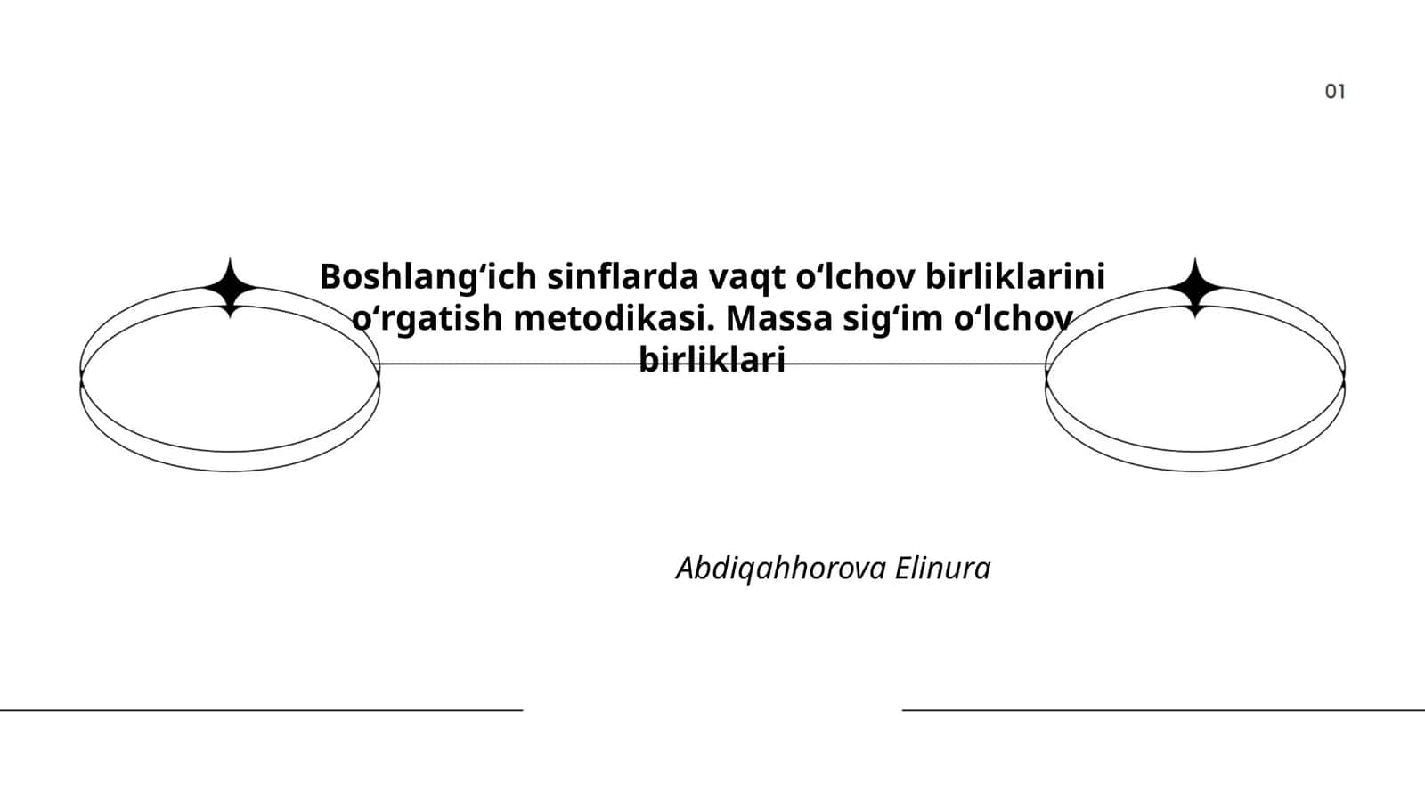 Vaqt oʻlchov birliklarini oʻrgatish metodikasi
