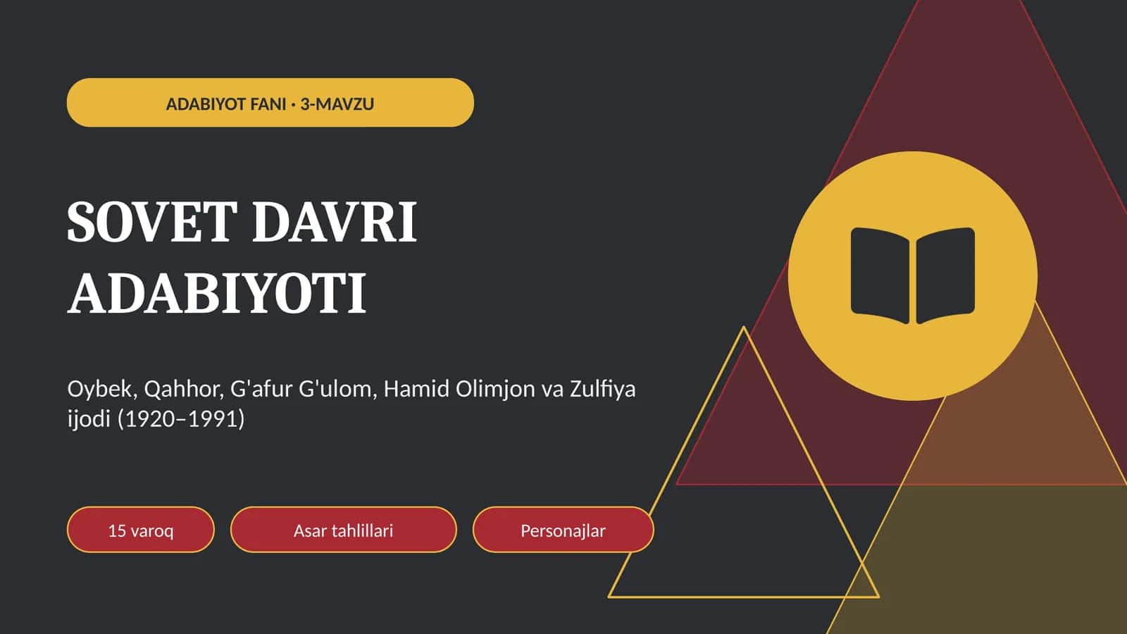 Sovet Davri Adabiyoti