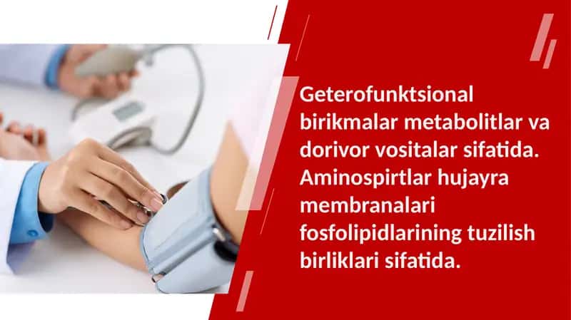 Metabolizm haqida umumiy tushunchalar, biokimyo, tibbiy kimyo