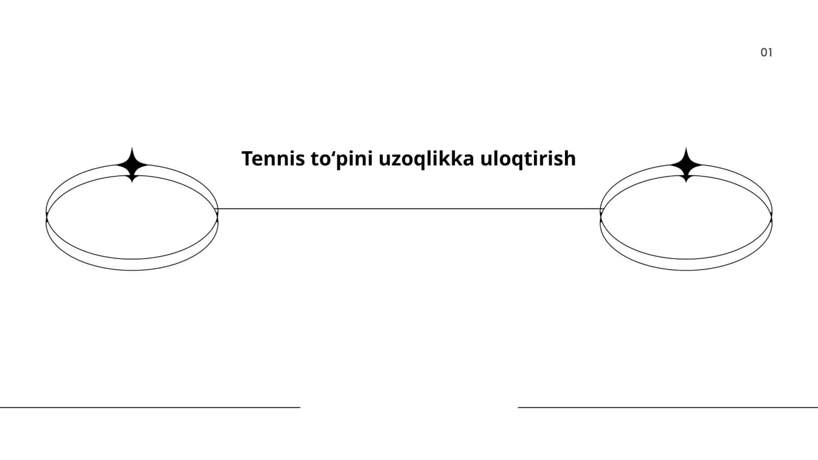 Tennis to'pi uloqtirish texnikasi