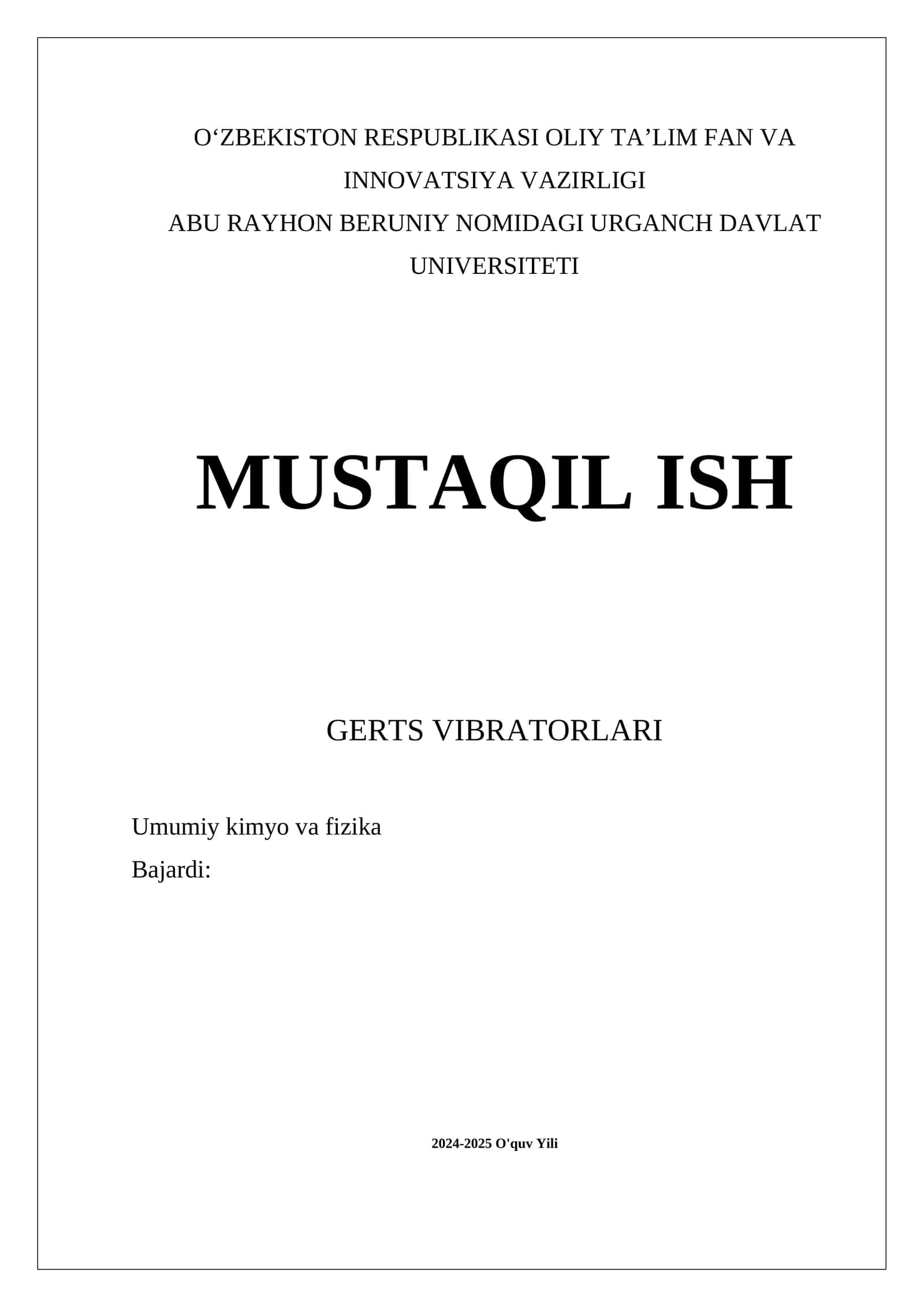 Gerts Vibratorlari