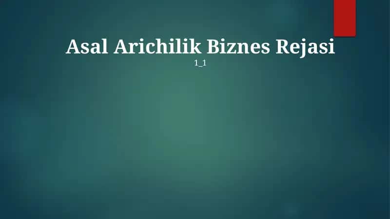 Asal Arichilik Biznes Rejasi