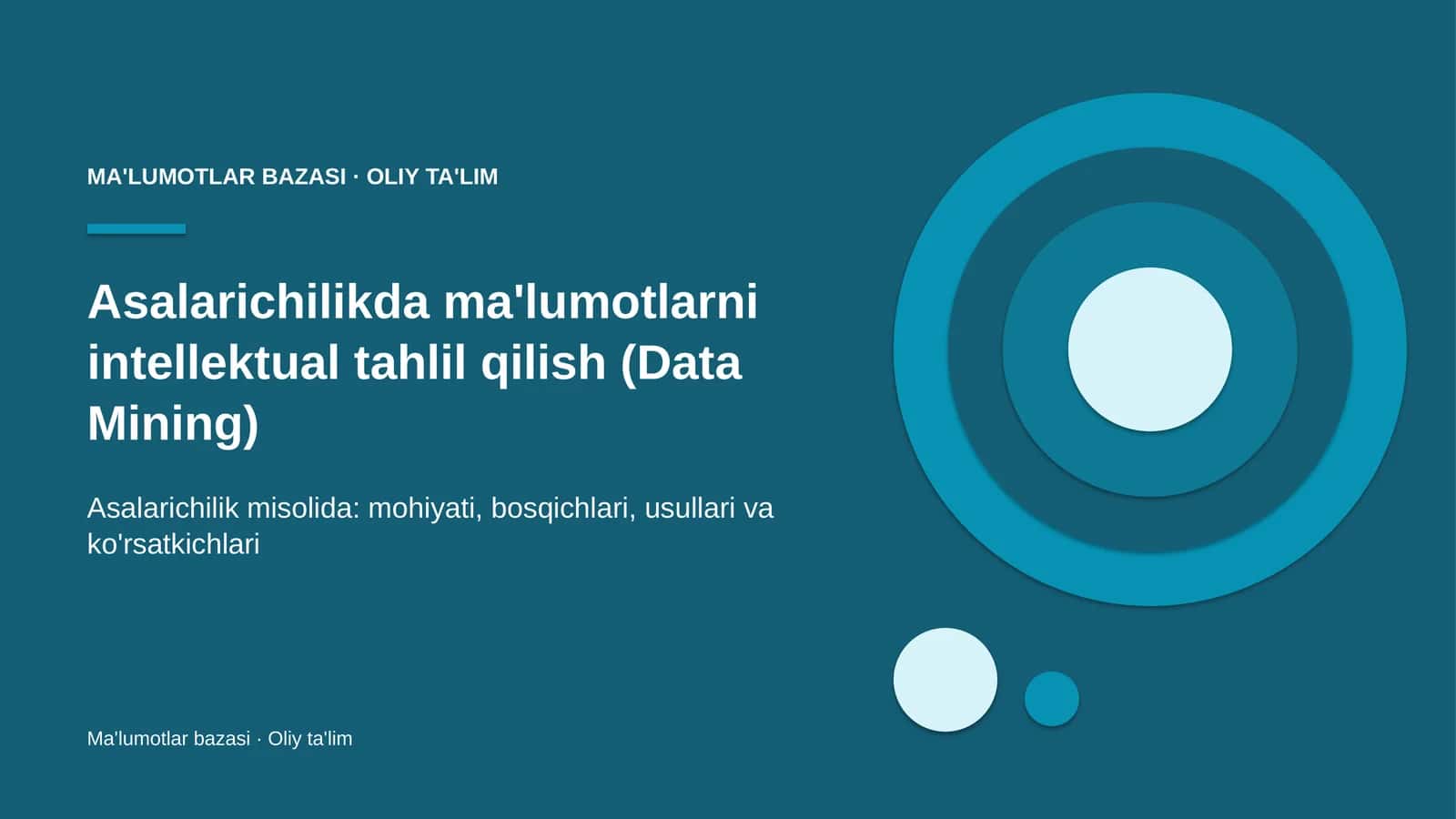 asalarichilikda ma'lumotlarni intellektual tahlil qilish data mining 9415