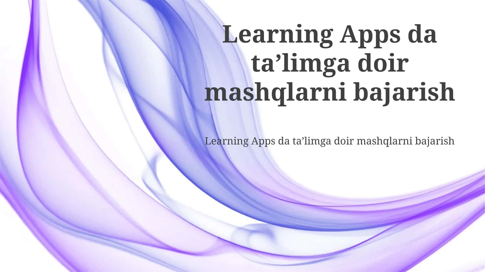 Turli Fanlar Boyicha Ilovalar