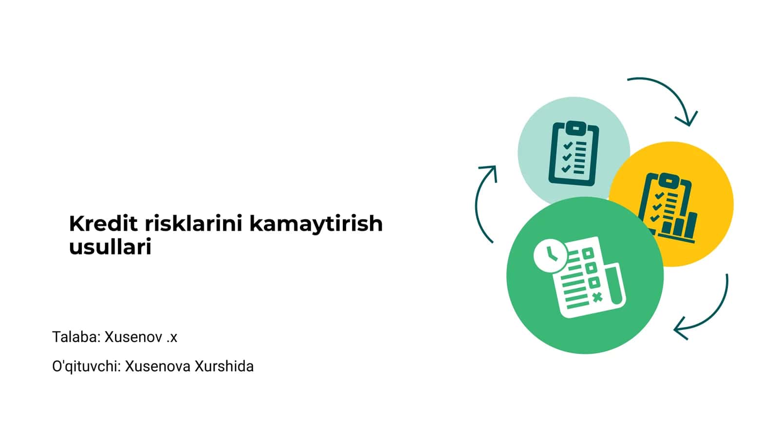 Kredit risklarini kamaytirish usullari