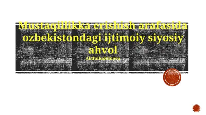 Sovet O'zbekistonining tarixiy konteksti