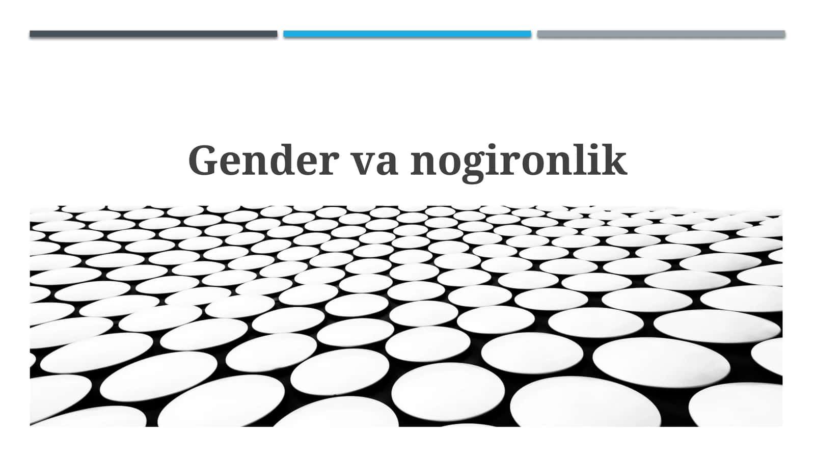 Gender va nogironlik