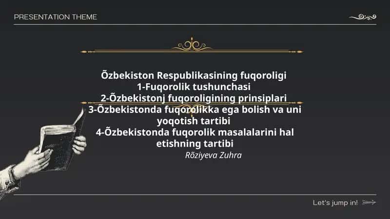 Õzbekiston Respublikasining fuqoroligi