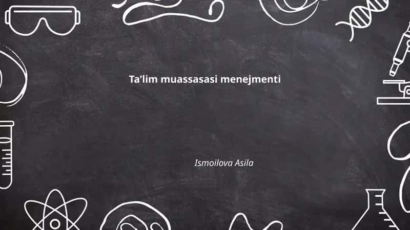 Taʼlim muassasasi menejmenti